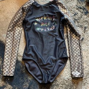 Girls long sleeve swim suit